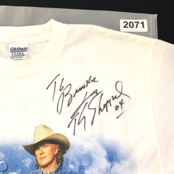 T. G. Sheppard Signed 2004 Concert Vintage Graphic T Shirt Men Med Country Music - Picture 12 of 12